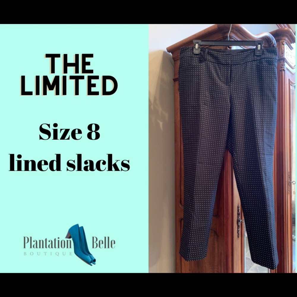 Lined Work Slacks The Limited Size 8 Excellent Condition